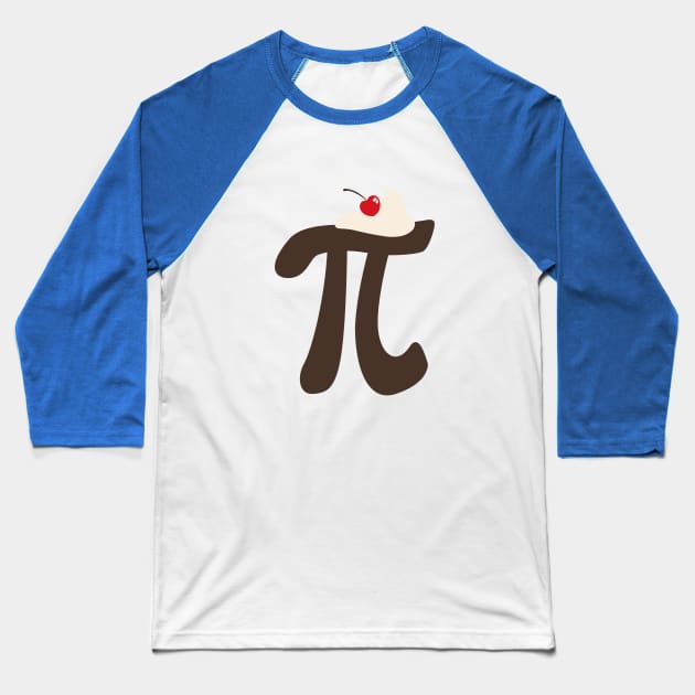 Pie Baseball T-Shirt by Nicole Nichols